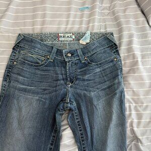 Ariat Jeans Women's 29L Boot cut Mid Rise REAL DENIM